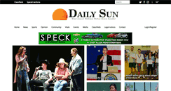 Desktop Screenshot of dailysunnews.com